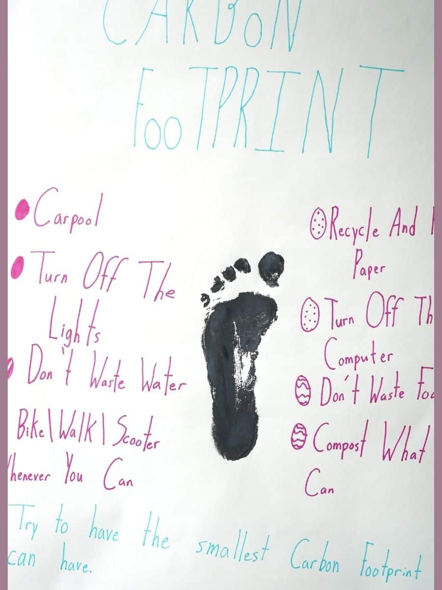carbon footprint poster for kids final poster