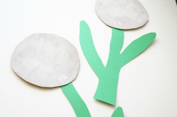 egg carton flower base
