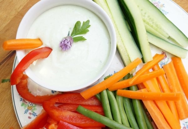 cottage cheese garlic dip
