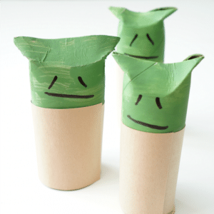 yoda craft toilet paper roll yoda
