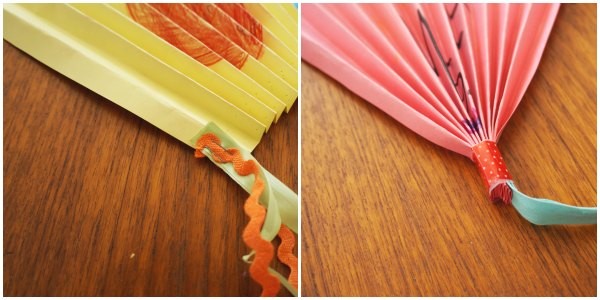 teacher gift fan folding