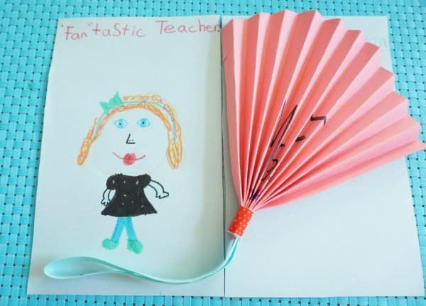 last minute teacher gift fan