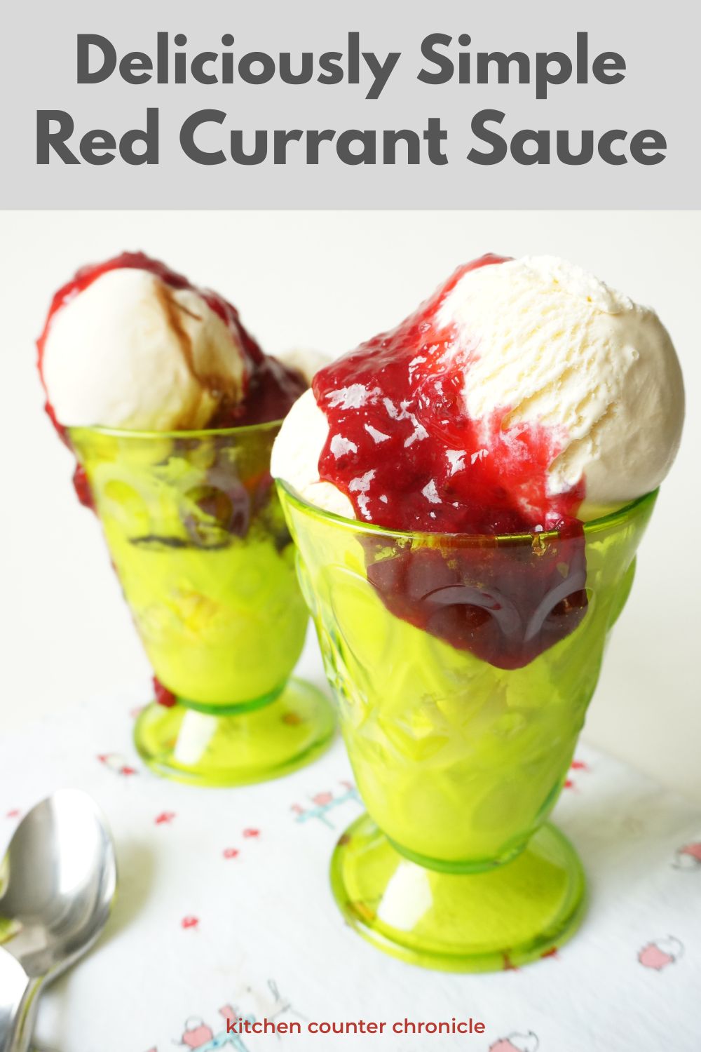 Easy Red Currant Sauce for ice cream recipe