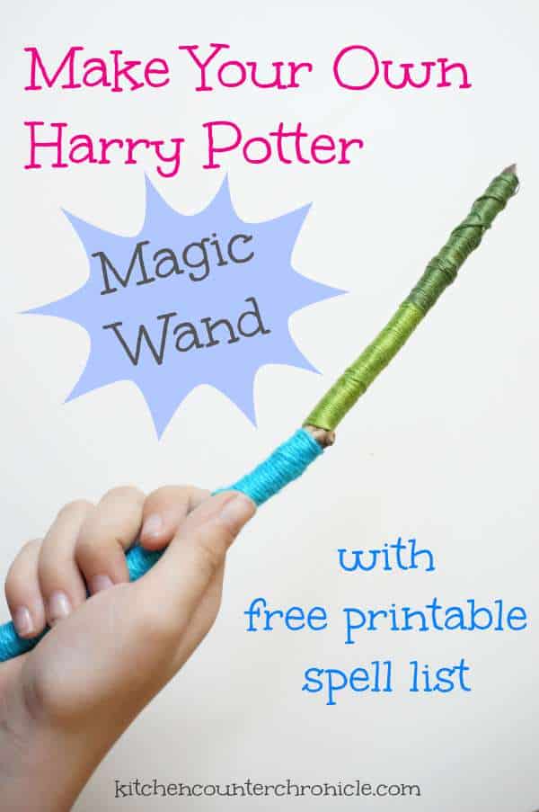 Make Your Own Harry Potter Magic Wand