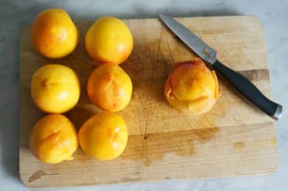 peaches peeled