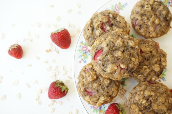 strawberry banana muffin