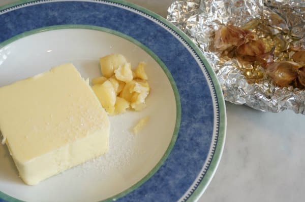 roasted garlic butter