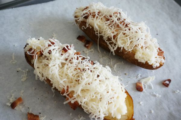 twice baked potatoes with cheese