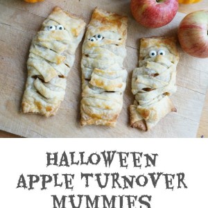 halloween apple turnover mummies