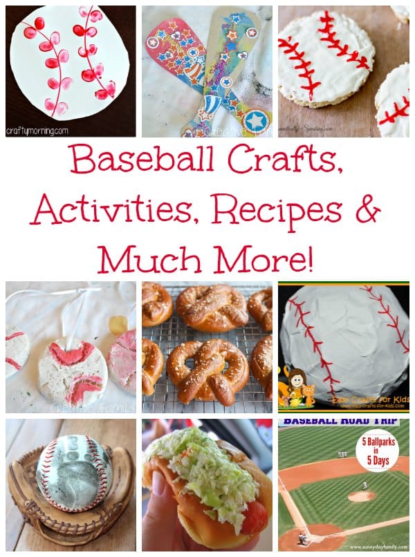 baseball crafts activities recipes