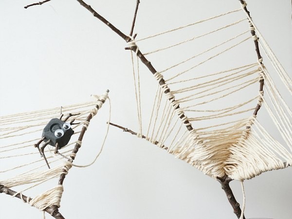 spider web nature craft
