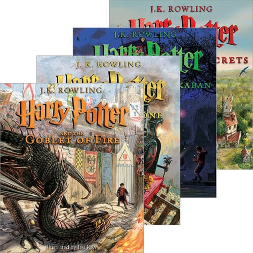 harry potter illustrated edition set