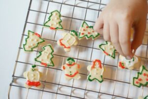 christmas cookie advent calendar cookies decorated