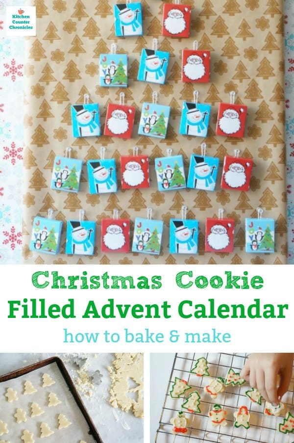 How to Bake and Make a Christmas Cookie Advent Calendar