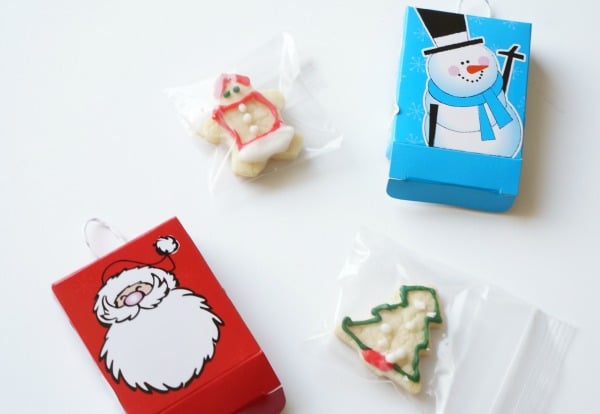 christmas cookie advent calendar cookies in baggies