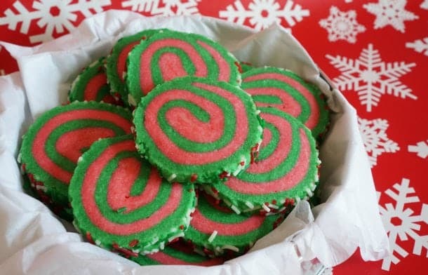christmas pinwheel cookies