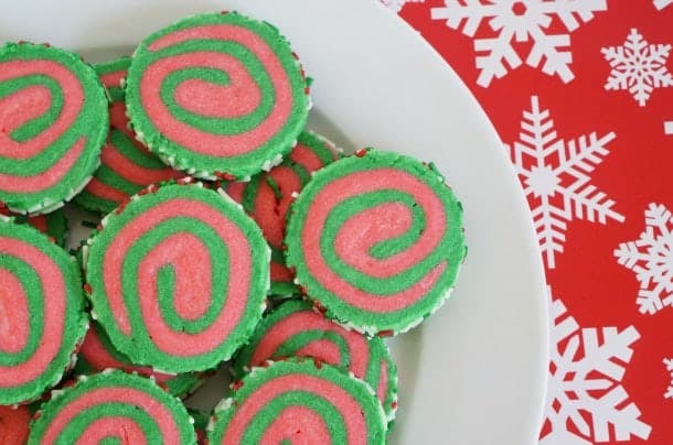 christmas pinwheel cookies