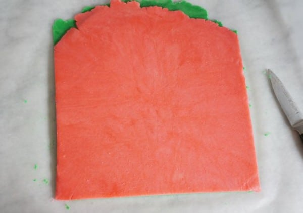 christmas pinwheel cookies trimmed
