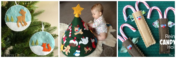 felt christmas ornaments felt christmas tree