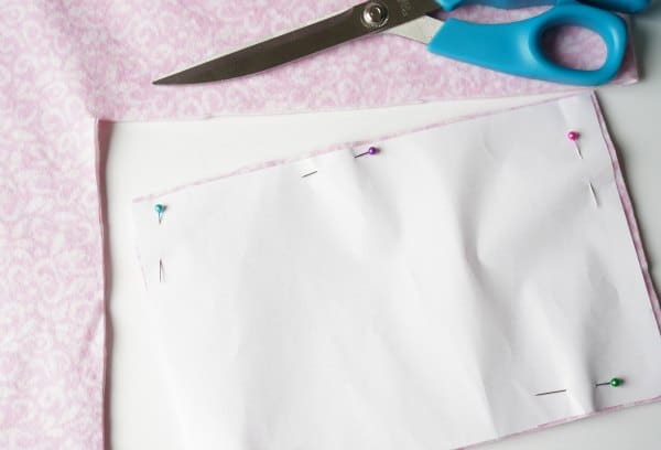 lavender eye pillow cut fabric