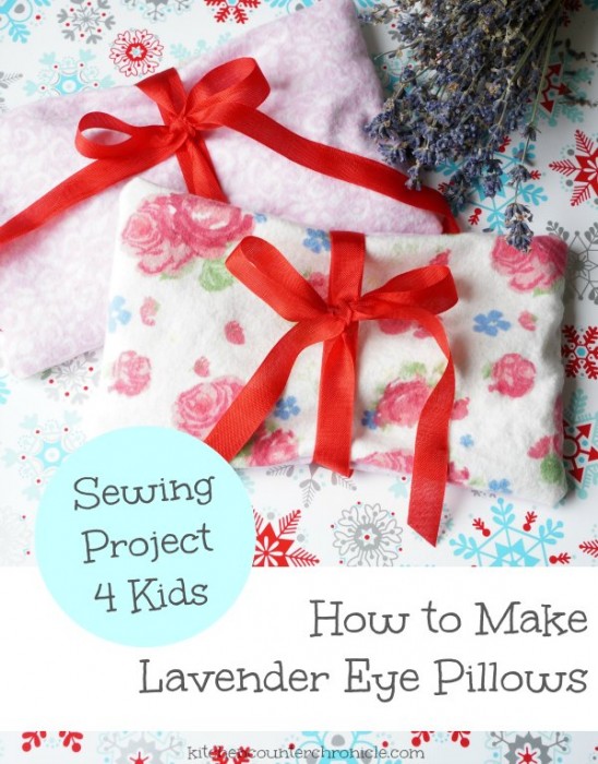 How to Make A Lavender Eye Pillow