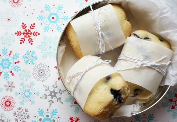 lemon blueberry loaf in tin
