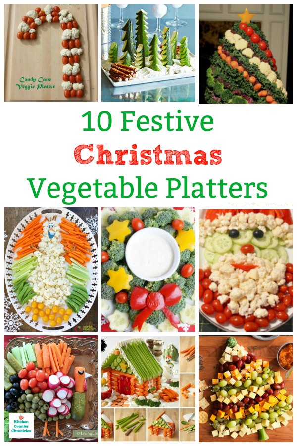 10 festive christmas vegetable platters