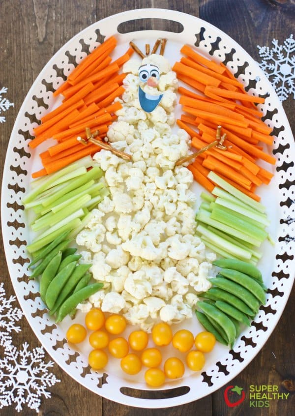 olaf veggie tray