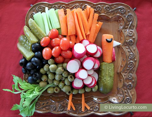 turkey vegetable tray