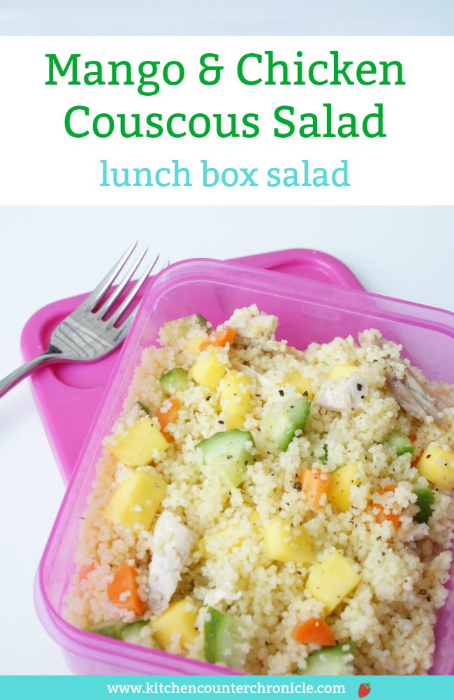 mango chicken couscous salad