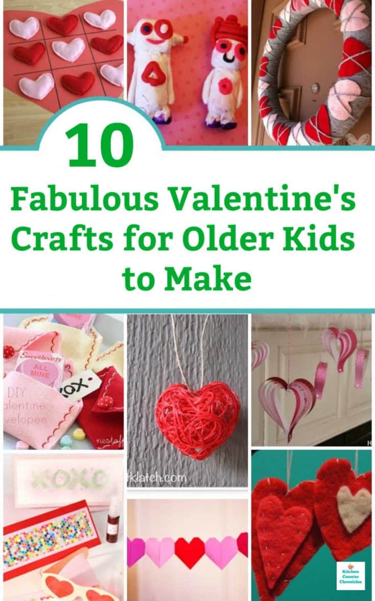 10 Fabulous Valentine Crafts for Older Kids to Make