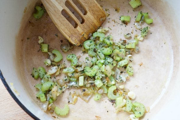 vegetable alphabet soup celery