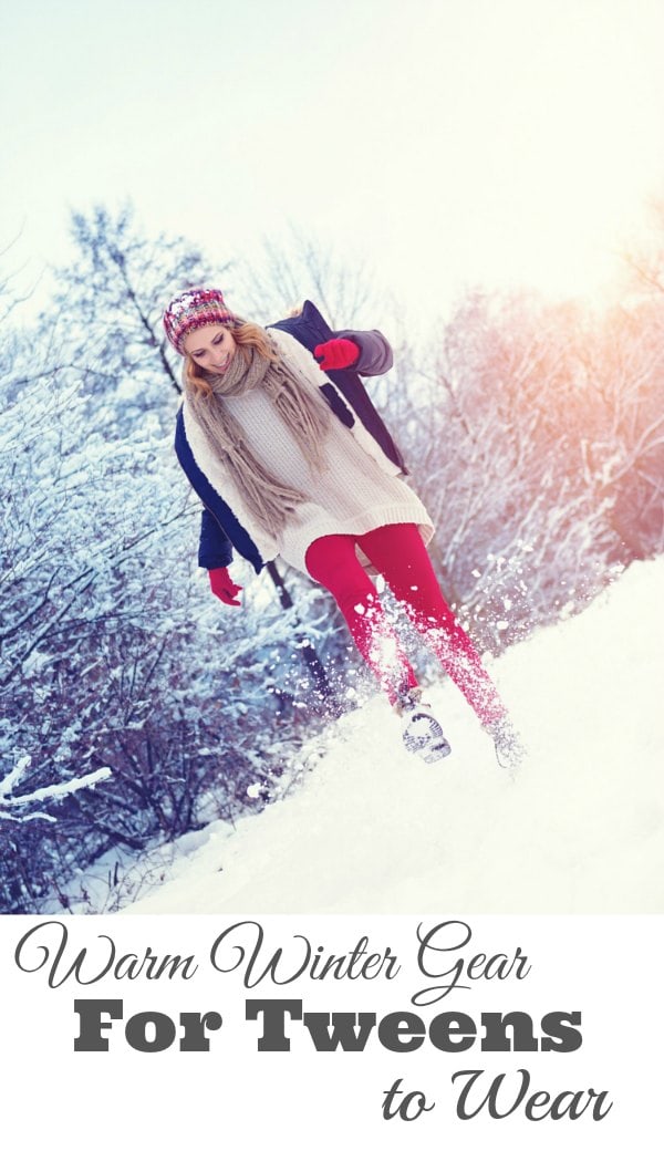 warm winter gear for tweens to wear