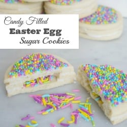 Candy Filled Easter Egg Cookie
