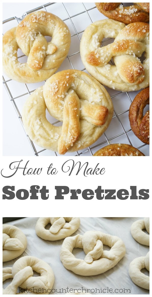 How to make soft pretzels