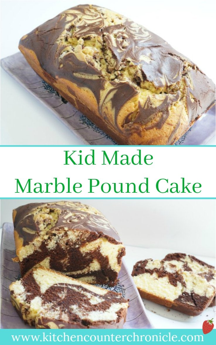 Chocolate or vanilla? You don't need to pick a favourite with this delicious recipe for marble pound cake - so simple the kids can help make it. | Cake Recipe | Chocolate Cake Recipe | Family Dessert Recipe |