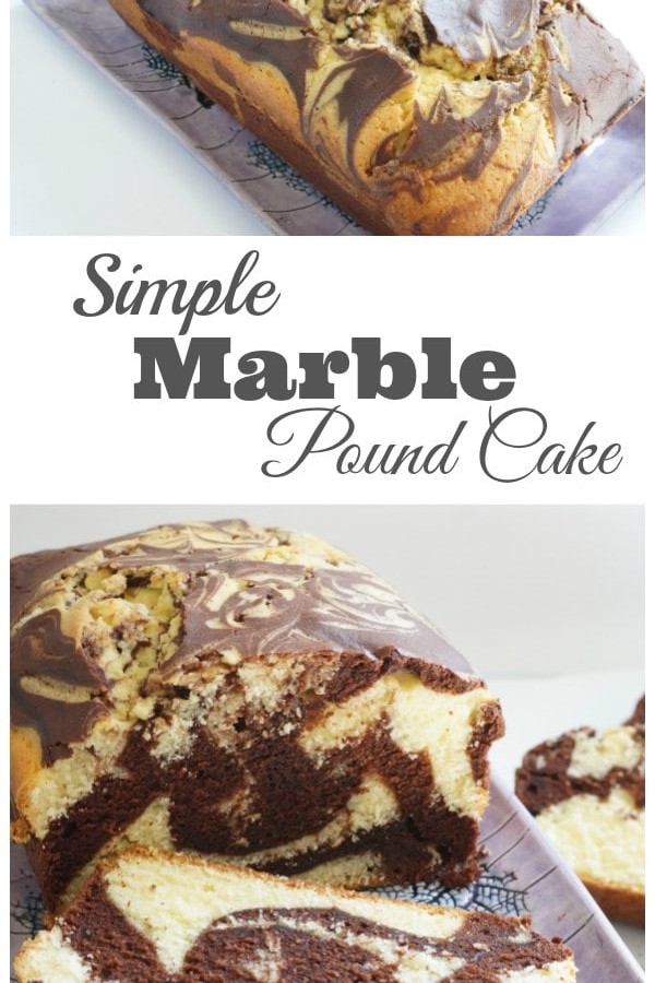 Simple Marble Pound Cake Recipe