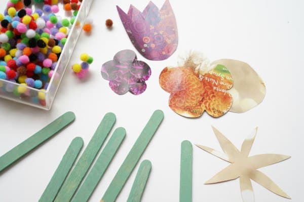 craft stick flower supplies
