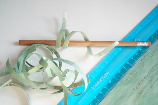 homemade easter grass curls