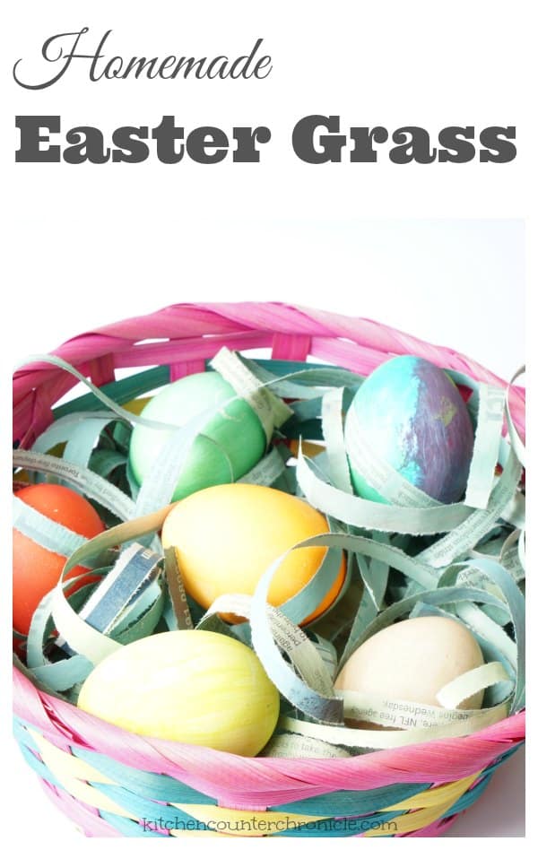 How to Make Homemade Easter Grass
