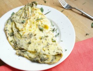Garden Herb Omelette fb