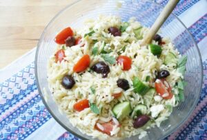Greek Pasta Salad Family Picnic Recipe