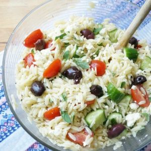 Greek Pasta Salad Family Picnic Recipe