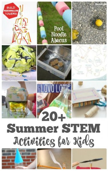 Summer STEM Activities for Kids - Have fun and keep the kids learning with these super cool Science Technology, Engineering and Math activities for kids. | STEM for Kids | Summer Activities | Play and Learn Activities |