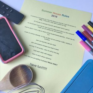 Summer House Rules for Tweens