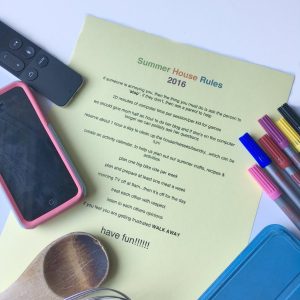 summer house rules for tweens