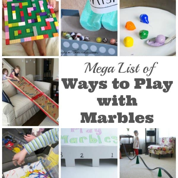 Mega List of Ways to Play with Marbles for Kids