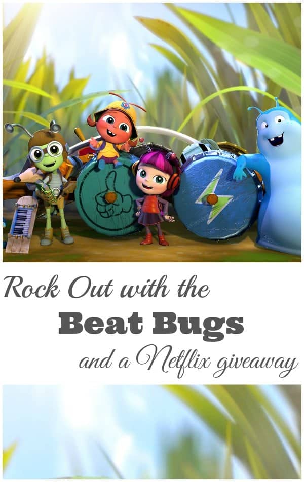 Rock Out with the Beat Bugs - A super awesome Netflix subscription giveaway. #ad