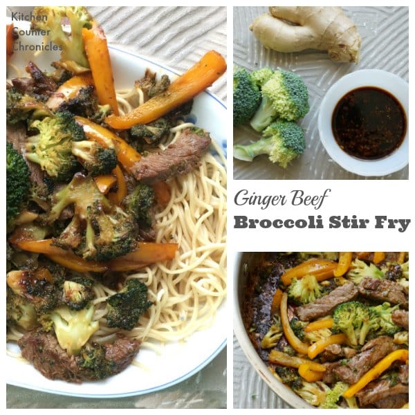 Ginger Beef with Broccoli Stir Fry