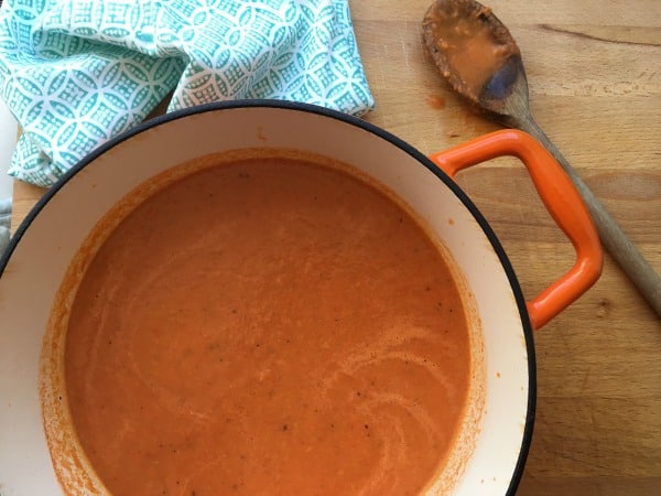 Oven Roasted Tomato Soup